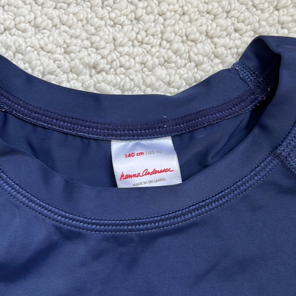 Hanna Andersson navy rashguard - Picture 4 of 4